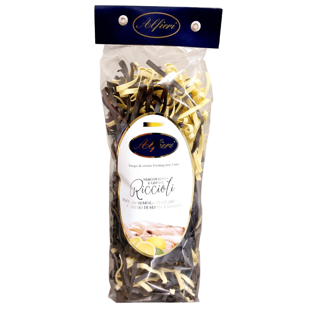 Riccioli Lemon & Squid Ink