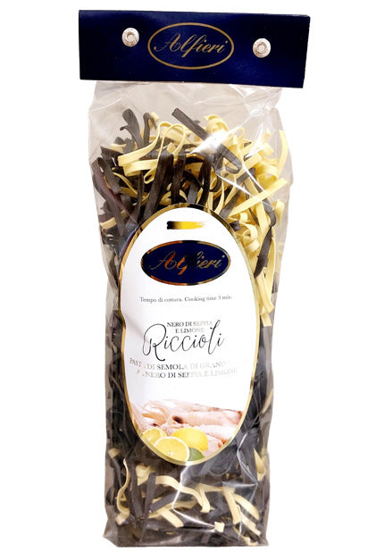 Riccioli Lemon & Squid Ink